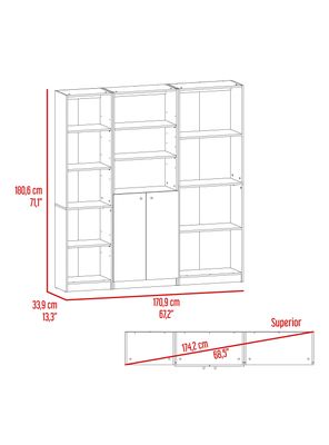 Imagen 2 del producto Combo Home Estante 45 cm + Estante 2P + Estante 4R