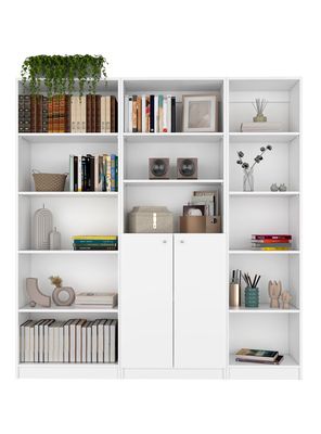 Combo Home Estante 5R + Estante 2P + Estante 45 cm