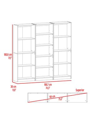 Imagen 2 del producto Combo 2 Estante 4 Repisas + Estante 5R