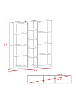 Imagen 2 del producto Combo 2 Estante 4 Respisas + Estante 45 cm