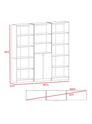 Imagen 2 del producto Combo 2 Estantes 5R + Estante 2P Home