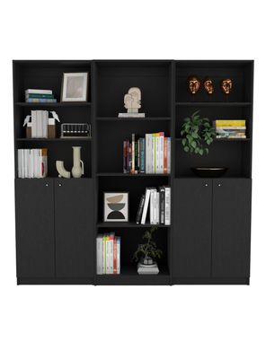 Combo 2 Estantes 2 Puertas + Estante 4 Repisas