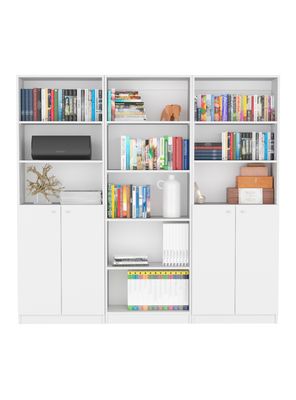 Combo 2 Estante 2 Puertas + Estante 5 Repisas