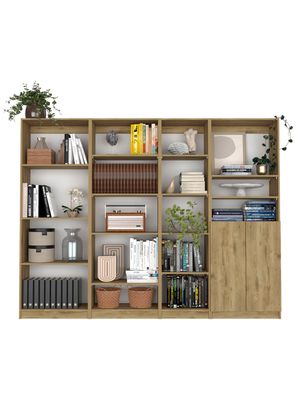 Combo 3 Estantes + Estante 2 Puertas Home