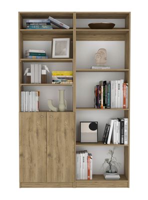 Estante 2 Puertas + Estante 4 Repisas + 2 Complementos