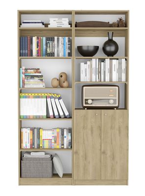 Estante 2P + Estante 5 Repisas + 2 Complementos