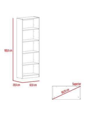 Imagen 2 del producto Combo Home Estante 5 Repisas + Complemento