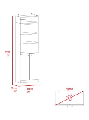 Imagen 2 del producto Combo Home Estante 2 Puertas + Complemento