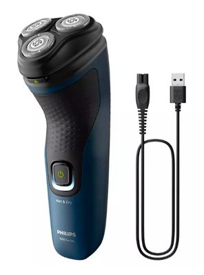 Imagen 2 del producto Afeitadora Eléctrica Serie 1000 USB S1151/00 Azul