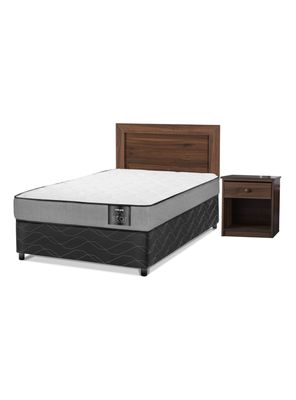 Cama Americana Star 1 Plaza + Set Asturias
