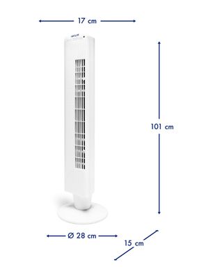 Imagen 2 del producto Ventilador de Torre 50W con Control Remoto VT06R Blanco