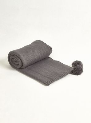 Imagen 2 del producto Chal Pompón 125x150 cm