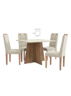 Imagen 2 del producto Juego de Comedor Pizza 4 Sillas