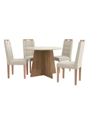 Juego de Comedor Capri 4 Sillas