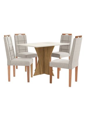 Juego de Comedor Monza + 4 Sillas