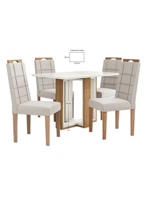 Imagen 2 del producto Juego Comedor Parma + 4 Sillas