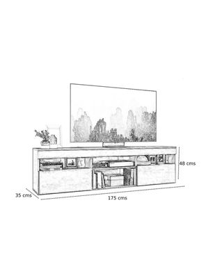 Imagen 2 del producto Rack TV 60"" Paris Be Design
