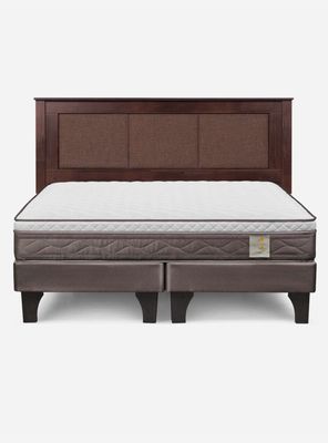 Imagen 2 del producto Cama Europea New style 4 2 Plazas Base Dividida + Respaldo Rachel