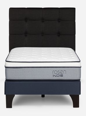 Imagen 2 del producto Cama Europea Indie 1 Plaza + Respaldo Issey