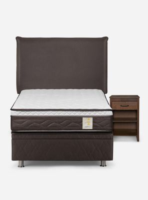 Boxet New Style 4 1 Plaza + Respaldo + Velador Maurice