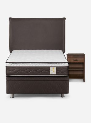 Boxet New style 4 1.5 Plazas + Respaldo + Velador Maurice