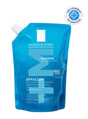 Limpiador Facial Effaclar Gel + M Purificante Refill 400 ml