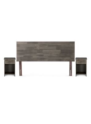Set Muebles Tabor Grafito 2 Plazas