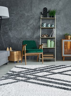 Imagen 2 del producto Alfombra Shaggy Gardenia 150 x 200 cm White