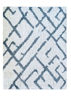 Alfombra Shaggy Gardenia 150 x 200 cm Snow