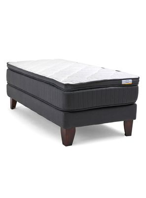 Cama Europea Hybrida Base Normal 1.5 Plazas Plus