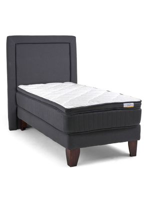 Cama Europea Hybrida más Respaldo 1 Plaza