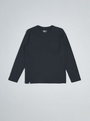 Polera Manga Larga Bolsillo Pecho