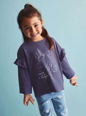 Polera Vuelitos Estampado Folia