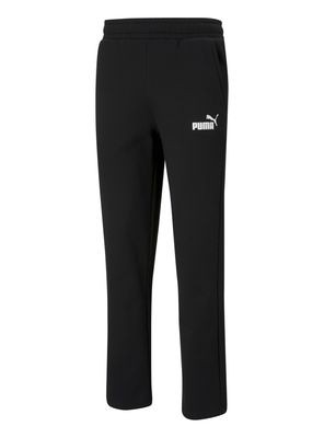 Pantalón Puma Ess Logo Pants FL op Negro Hombre