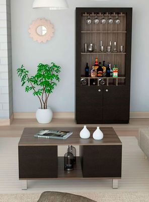 Combo Living Bellagio Mesa de Centro + Bar TuHome