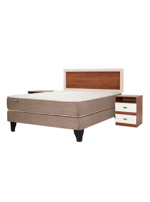 Cama Europea Bamboo 2 Plazas + Set Alicante