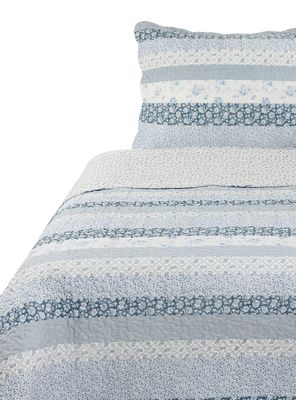 Quilt 1.5 Plazas Ruffles Flor