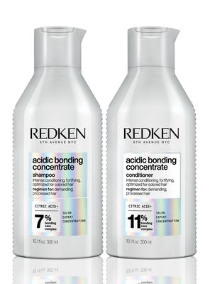 Set ABC Reparación Total Cabello Dañado Acidic Bonding Concentrate Shampoo 300ml + Acondicionador 300ml Redken