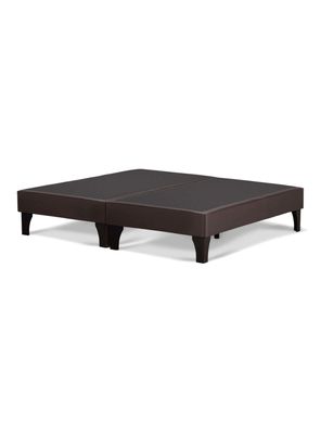 Base 2 Plazas 150x200 cm Base Dividida Café Moro