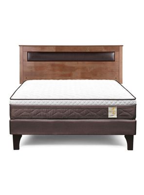 Imagen 2 del producto Cama Europea New style 4 Plus 2 Plazas + Respaldo Ferrara