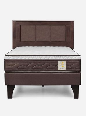 Imagen 2 del producto Cama Europea New style 4 Plus 1 Plaza + Respaldo Rachel