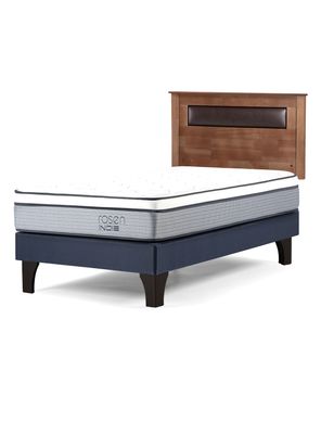 Cama Europea Indie 1 Plaza + Respaldo Ferrara