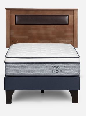 Imagen 2 del producto Cama Europea Indie 1.5 Plazas + Respaldo Ferrara