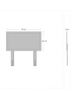 Imagen 2 del producto Cama Europea Bamboo 1.5 Plazas + Set Alicante + Textil