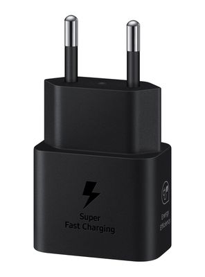 Cargador Superrápido Tipo C 25W Negro