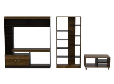 Imagen 2 del producto Estante TV 55'' + Biblioteca + Mesa de Centro Classic