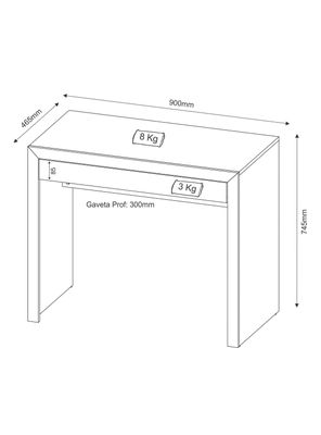 Imagen 2 del producto Escritorio ME 4107 MDP