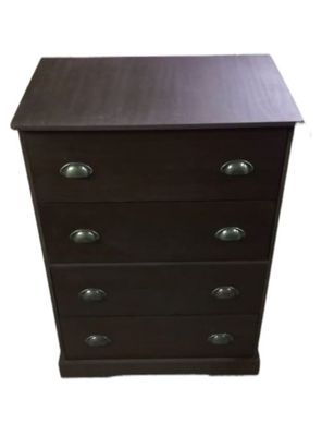 Cómoda 4 Cajones Café