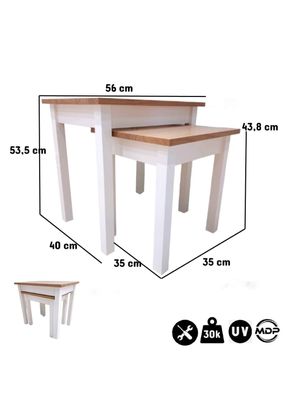 Imagen 2 del producto Set 2 Mesas Ludlow