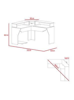 Imagen 2 del producto Escritorio Gamer Guma